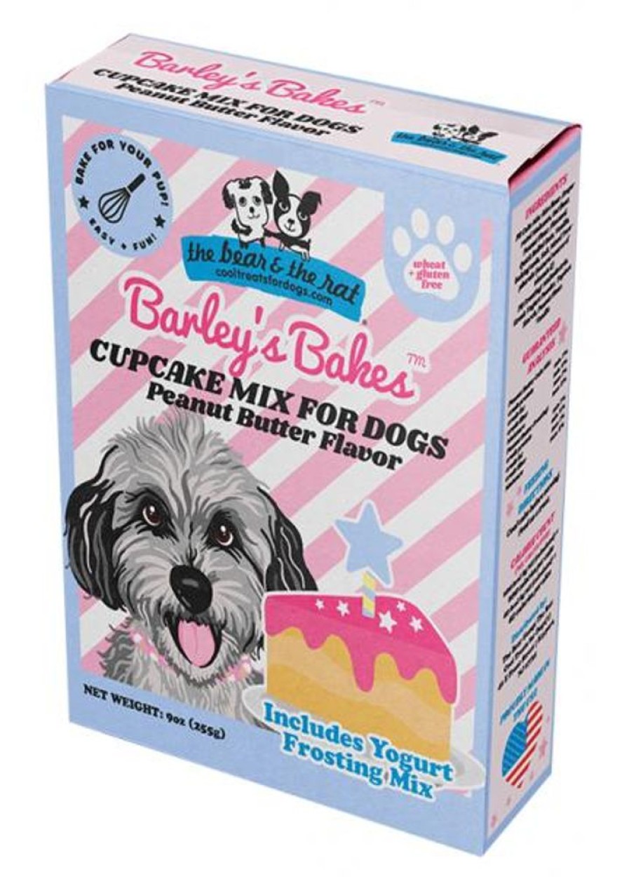 Shop Dogs The Bear u0026 The Rat Biscuit Treats | Bear & Rat Barley'S Bakes Cupcake Mix Peanut Butter 9Oz