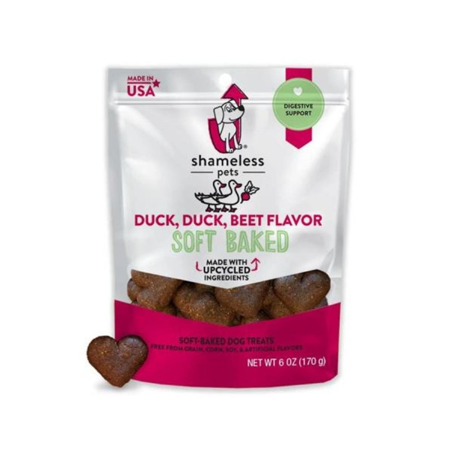 Shop Dogs Shameless Biscuit Treats | Shameless D Treat Duck Duck Beet 6Oz