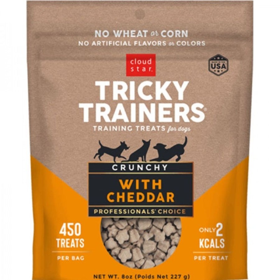 Shop Dogs Cloudstar Biscuit Treats | Cloudstar Tricky Trainers Crunchy Cheddar 8Oz